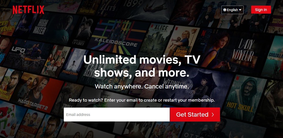 Netflix - сервис онлайн просмотра кино и сериалов